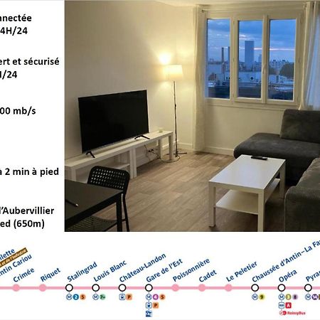 Logement Spacieux A 15Min De Paris - Free Parking - Free Wifi Pantin Esterno foto